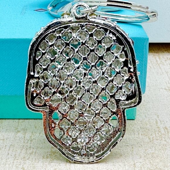 Skull Keychain Rhinestone Skull Charm Halloween Bag Charm Halloween Keychain - Picture 5 of 11